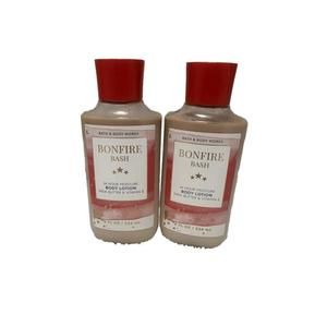 Set Of 2 bath and body works Bonfire Bash lotion New